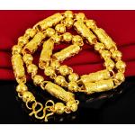 Dámské Zlaté náhrdelníky v žluté barvě v moderním stylu pozlacené  Svatební hosté z 24k zlata 