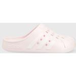 Dámské Pantofle na podpatku adidas Adilette v růžové barvě ve velikosti 42 na léto 