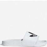 Pantofle adidas Originals v bílé barvě ve velikosti 46 na léto 