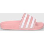 Dámské Pantofle na podpatku adidas Originals v růžové barvě z gumy ve velikosti 39 na léto 