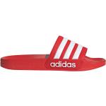 Pánské Sportovní pantofle adidas Sportswear v červené barvě ve slevě 
