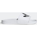 Pánské Sportovní pantofle adidas Adilette v bílé barvě ze syntetiky ve velikosti 46 