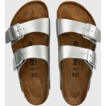 Dámské Kožené pantofle Birkenstock Arizona ve stříbrné barvě z kůže ve velikosti 41 udržitelná móda 