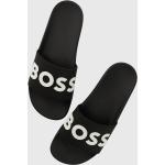 Pánské Pantofle na podpatku Boss v černé barvě ve velikosti 46 na léto 