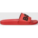 Pánské Pantofle Boss v červené barvě z gumy ve velikosti 46 na léto 