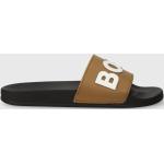 Pánské Pantofle Boss v hnědé barvě z gumy ve velikosti 46 na léto 