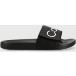 Pánské Designer Pantofle Calvin Klein v černé barvě z polyuretanu ve velikosti 44 na léto 