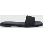 Dámské Designer Kožené pantofle Calvin Klein v černé barvě z kůže ve velikosti 41 udržitelná móda 
