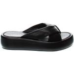 Dámské Pantofle na podpatku v černé barvě ve velikosti 42 ve slevě 