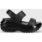 Dámské Pantofle na klínku Crocs Classic v černé barvě z gumy ve velikosti 42 