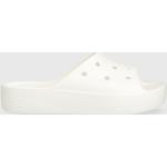 Dámské Pantofle na klínku Crocs Classic Slide v bílé barvě ve velikosti 42 ve slevě na léto 