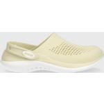 Pantofle Crocs Literide 360 Clog dámské, béžová barva, 206708