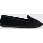 Dámské Domácí pantofle Emporio Armani EA7 v černé barvě z gumy ve slevě 