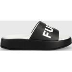 Dámské Pantofle na klínku FURLA Furla v černé barvě z gumy ve velikosti 40 ve slevě na léto 
