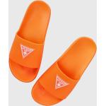 Dámské Plážové pantofle Guess v oranžové barvě ve velikosti 40 ve slevě na léto 
