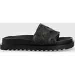 Dámské Pantofle na podpatku Guess v černé barvě z gumy ve velikosti 35 ve slevě na léto 