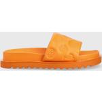 Dámské Pantofle Guess v oranžové barvě z gumy ve velikosti 40 na léto 