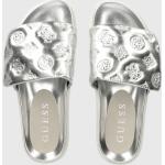Dámské Pantofle Guess ve stříbrné barvě z gumy ve velikosti 41 na léto 