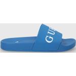 Pánské Pantofle Guess v modré barvě z gumy ve velikosti 41 ve slevě na léto 