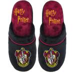 Pánské Domácí pantofle v bordeaux červené z polyesteru s motivem Harry Potter 