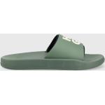 Pánské Pantofle na podpatku HUGO v zelené barvě z gumy ve velikosti 40 na léto 
