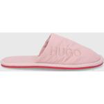 Pantofle Hugo růžová barva
