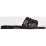 Dámské Pantofle na podpatku Karl Lagerfeld v černé barvě v elegantním stylu z kůže ve velikosti 38 