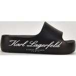 Dámské Letní pantofle Karl Lagerfeld v černé barvě ze syntetiky ve velikosti 35 