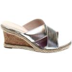 Dámské Pantofle na podpatku LASCANA ve stříbrné barvě ve velikosti 39 