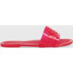 Dámské Designer Pantofle na podpatku Ralph Lauren Ralph v růžové barvě z gumy ve velikosti 36,5 na léto 