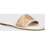 Dámské Designer Kožené pantofle Michael Kors v bílé barvě z kůže ve velikosti 41 na léto 