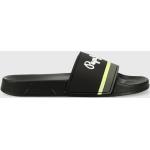 Pantofle Pepe Jeans SLIDER pánské, černá barva, PMS70123
