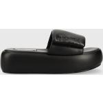Dámské Pantofle na klínku Steve Madden v černé barvě z gumy ve velikosti 38 ve slevě 