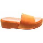 Dámské Pantofle na podpatku Tamaris v oranžové barvě ve velikosti 39 ve slevě 