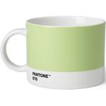 Hrnky na čaj Pantone ve světle zelené barvě 