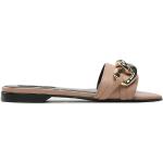 Dámské Kožené pantofle PATRIZIA PEPE v béžové barvě ve velikosti 36 ve slevě na léto 