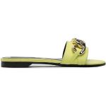 Dámské Kožené pantofle PATRIZIA PEPE v zelené barvě ve velikosti 36 ve slevě na léto 