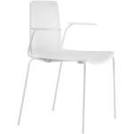 Židle Pedrali v bílé barvě z plastu stohovatelné 