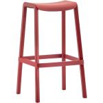 Pedrali Červená plastová barová židle Dome 268 76 cm