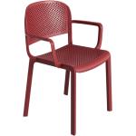 Pedrali Červená plastová jídelní židle Dome 266