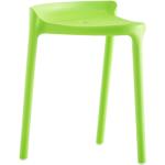Židle Pedrali v zelené barvě v minimalistickém stylu z plastu 6 ks v balení 