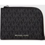 Pánské Designer Luxusní peněženky Michael Kors v černé barvě z polyuretanu ve slevě 