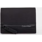 Designer Luxusní peněženky Calvin Klein v černé barvě z polyuretanu s blokováním RFID 