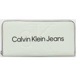 Dámské Designer Luxusní peněženky Calvin Klein Jeans v zelené barvě z polyuretanu 