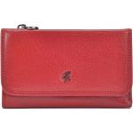 Dámské Kožené peněženky v červené barvě z kůže udržitelná móda 