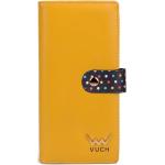 Dámské Kožené peněženky Vuch Dots v oranžové barvě z koženky ve slevě 