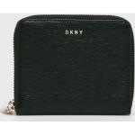 Dámské Designer Kožené peněženky DKNY v černé barvě z kůže - Black Friday slevy 