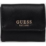Dámské Luxusní peněženky Guess v černé barvě z polyesteru 