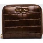 Dámské Luxusní peněženky Guess v hnědé barvě ve slevě 