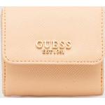 Dámské Luxusní peněženky Guess v oranžové barvě z polyesteru ve slevě 